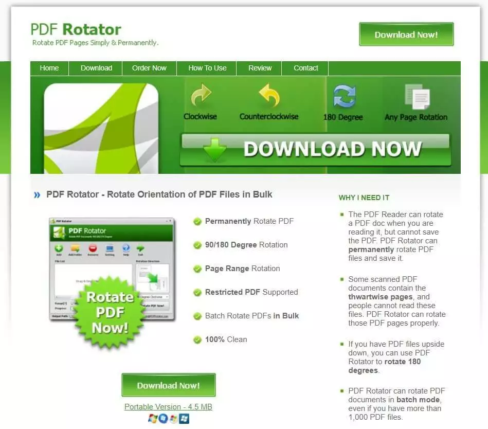 PDF Rotator: girar PDF y guardar