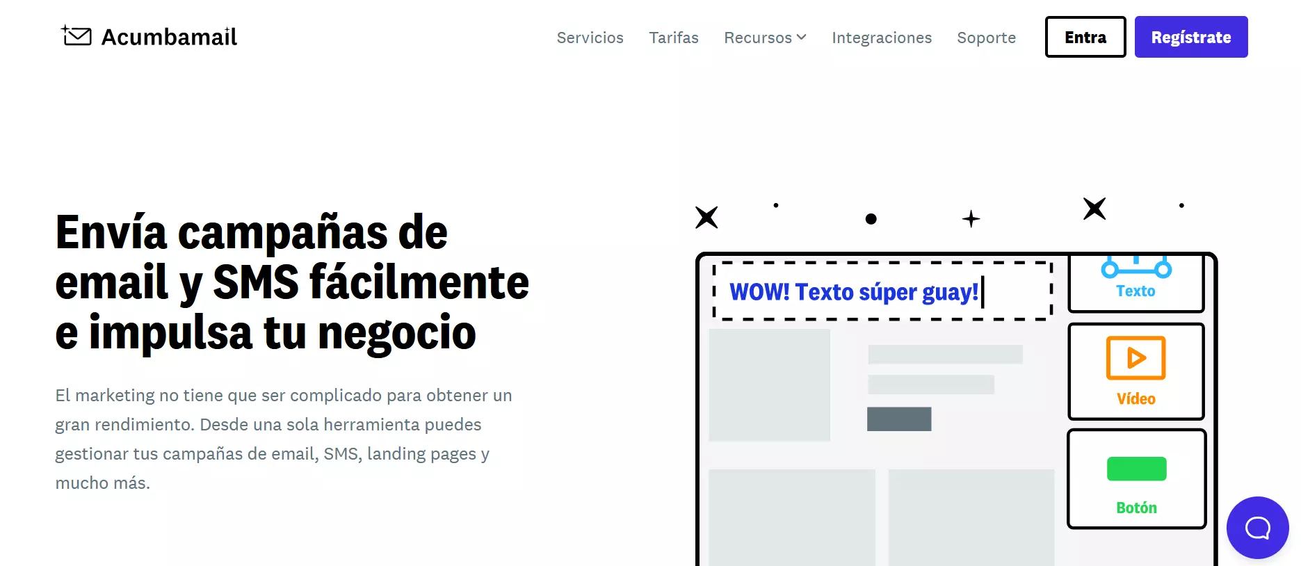 Página web de Acumba