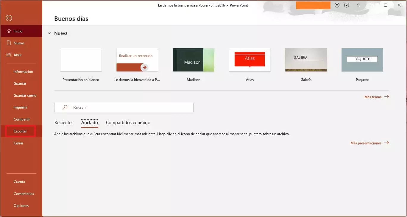 Crear un vídeo en PowerPoint: proceso de exportación