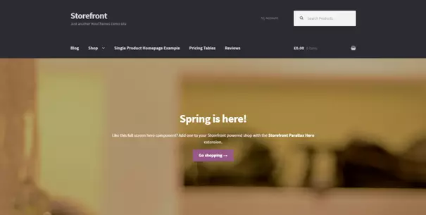 Storefront, el tema estándar de WooCommerce