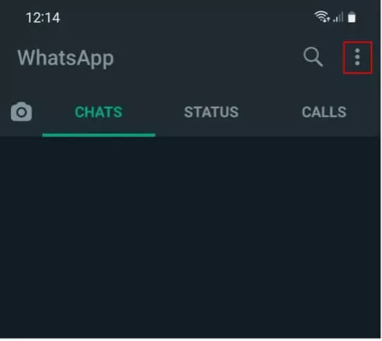 WhatsApp: Los tres puntos para entrar en el menú