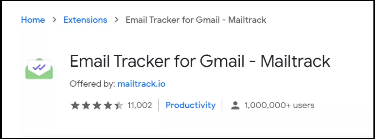 Mailtrack ofrece recibos de lectura y rastrea la actividad de los correos enviados