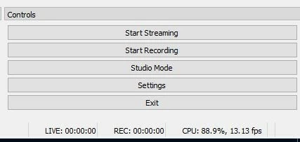 OBS Studio: menú de configuración