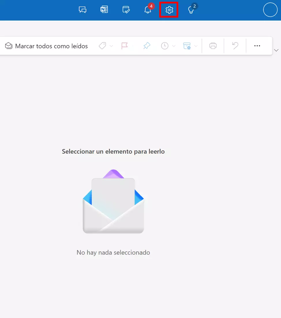 Configuración de la versión web de Outlook