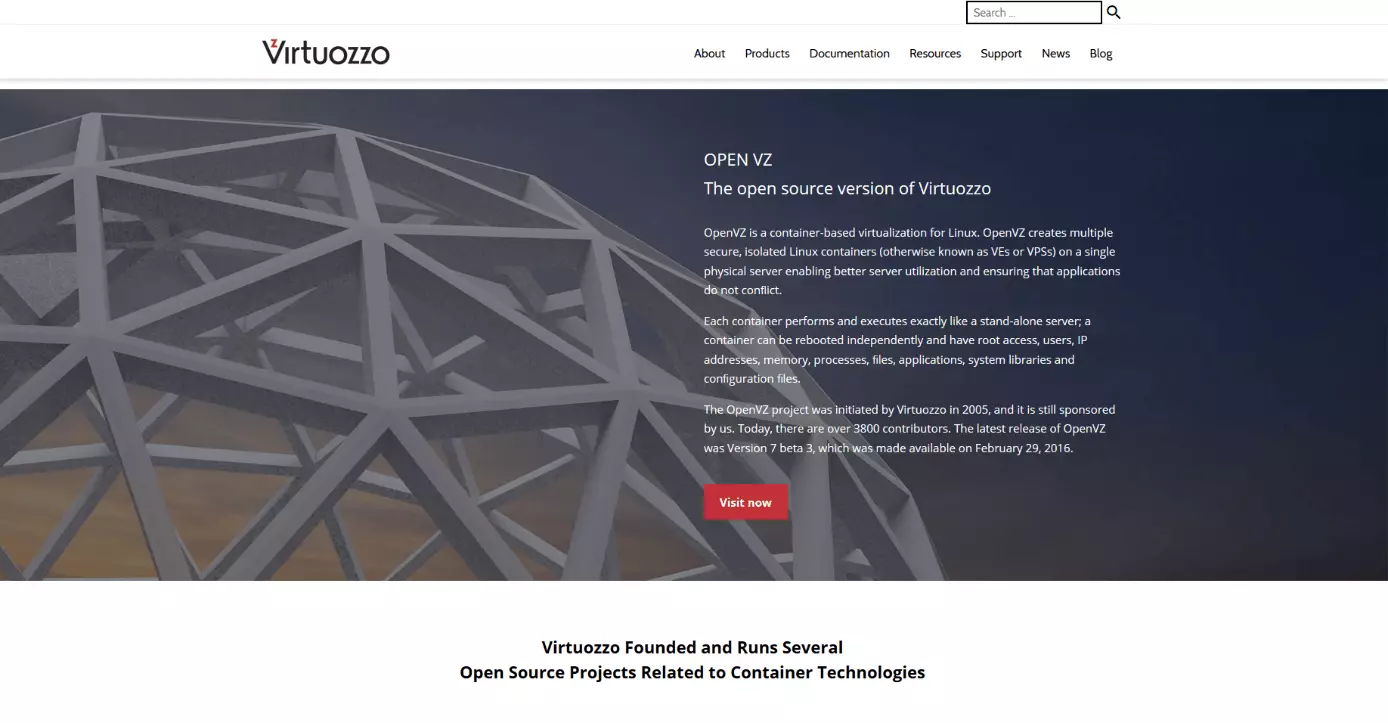 Los proyectos open source de Virtuozzo en virtuozzo.com/open-source