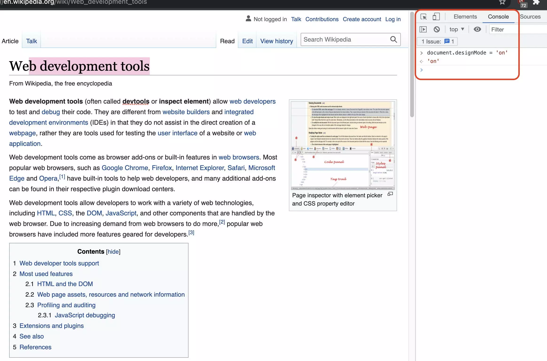 Activar el Design Mode con JavaScript