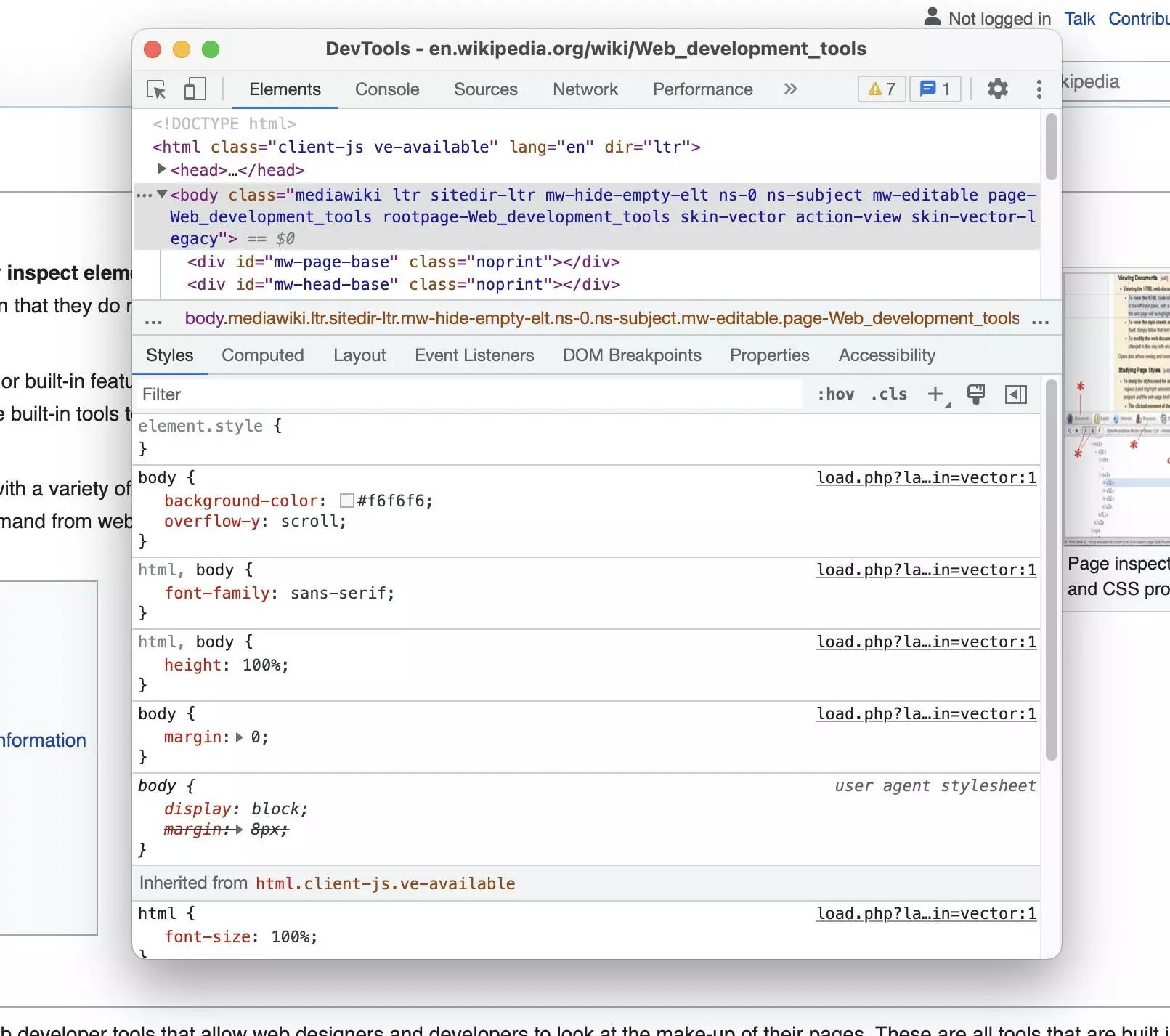 Las Chrome DevTools abiertos en una ventana a parte