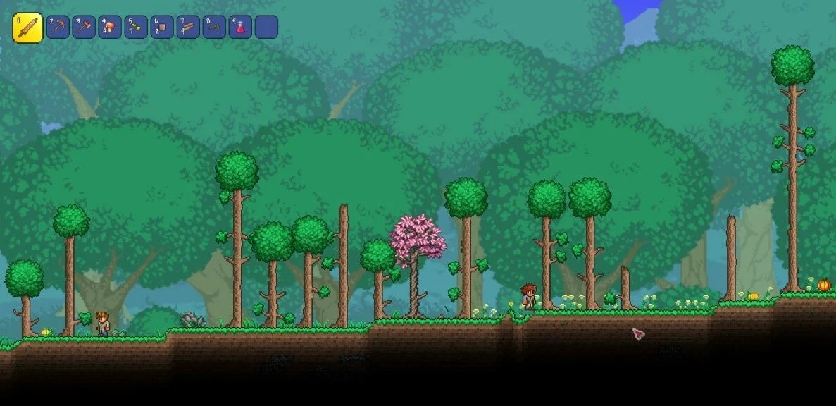 Escena de Terraria