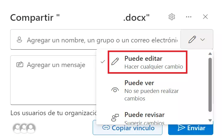 Editar autorizaciones en Word Online