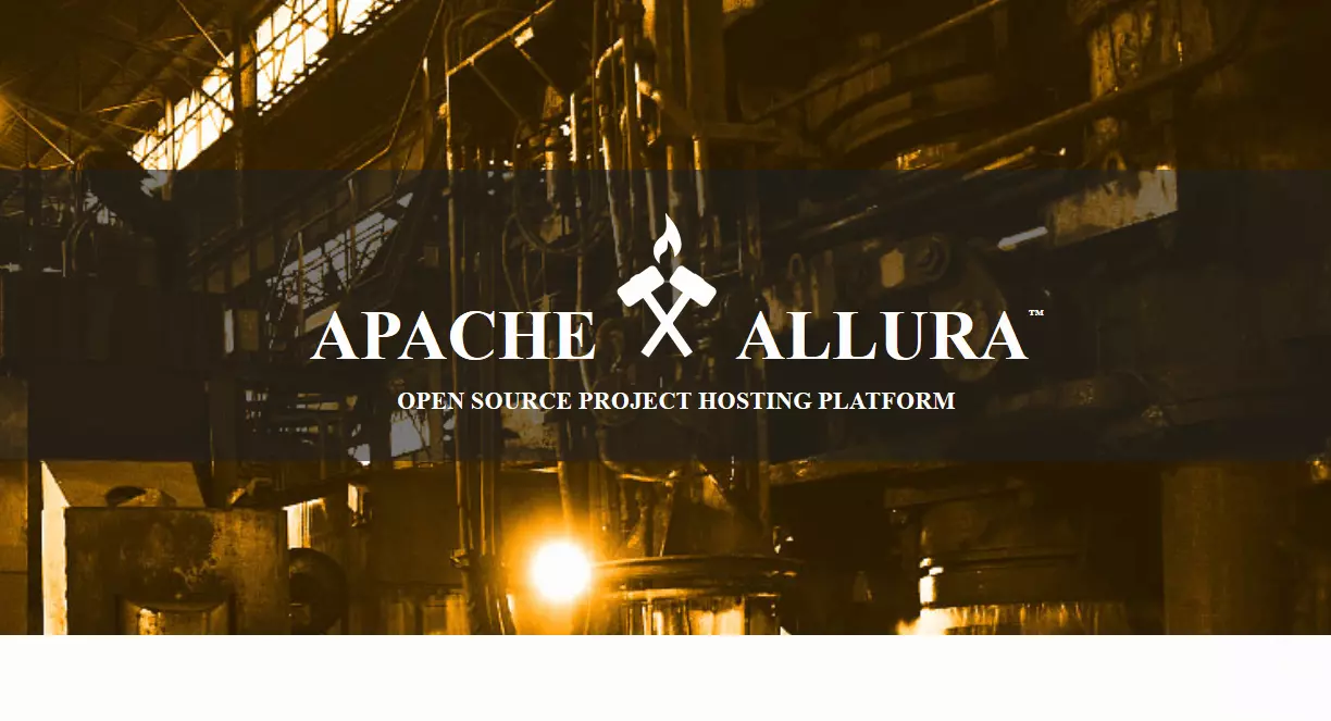 Página de inicio de Apache Allura