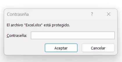 Excel: contraseña para archivos protegidos por el modo de solo lectura