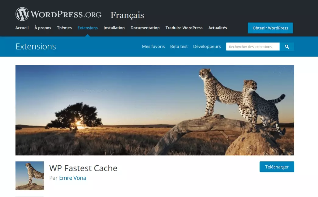 El plugin de caching para WordPress WP Fastest puede descargarse en WordPress.org.