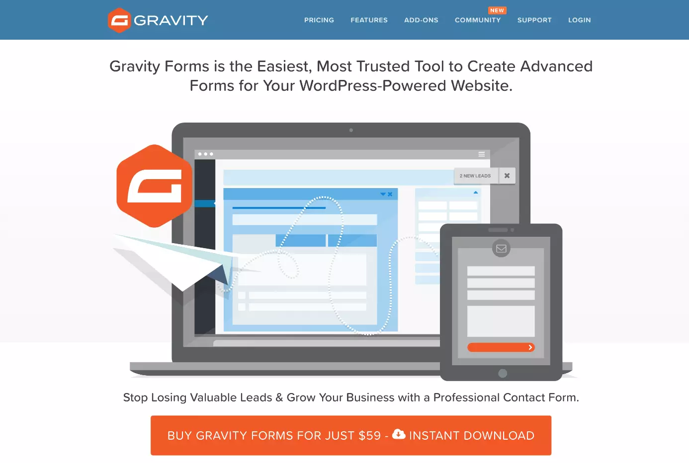 El plugin Gravity Forms para crear formularios de WordPress