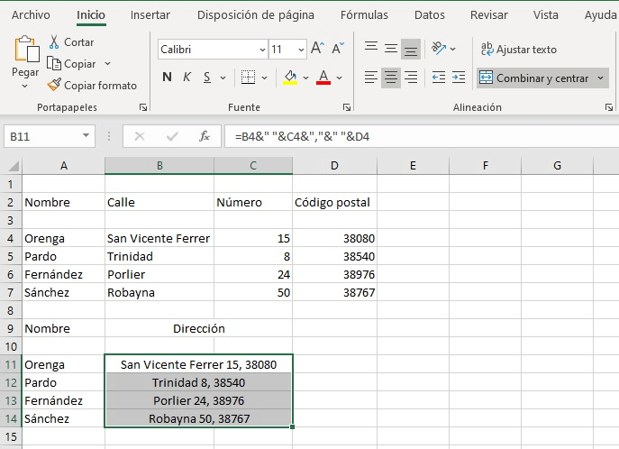 Cómo Combinar Celdas En Excel De Manera Sencilla Ionos 7805